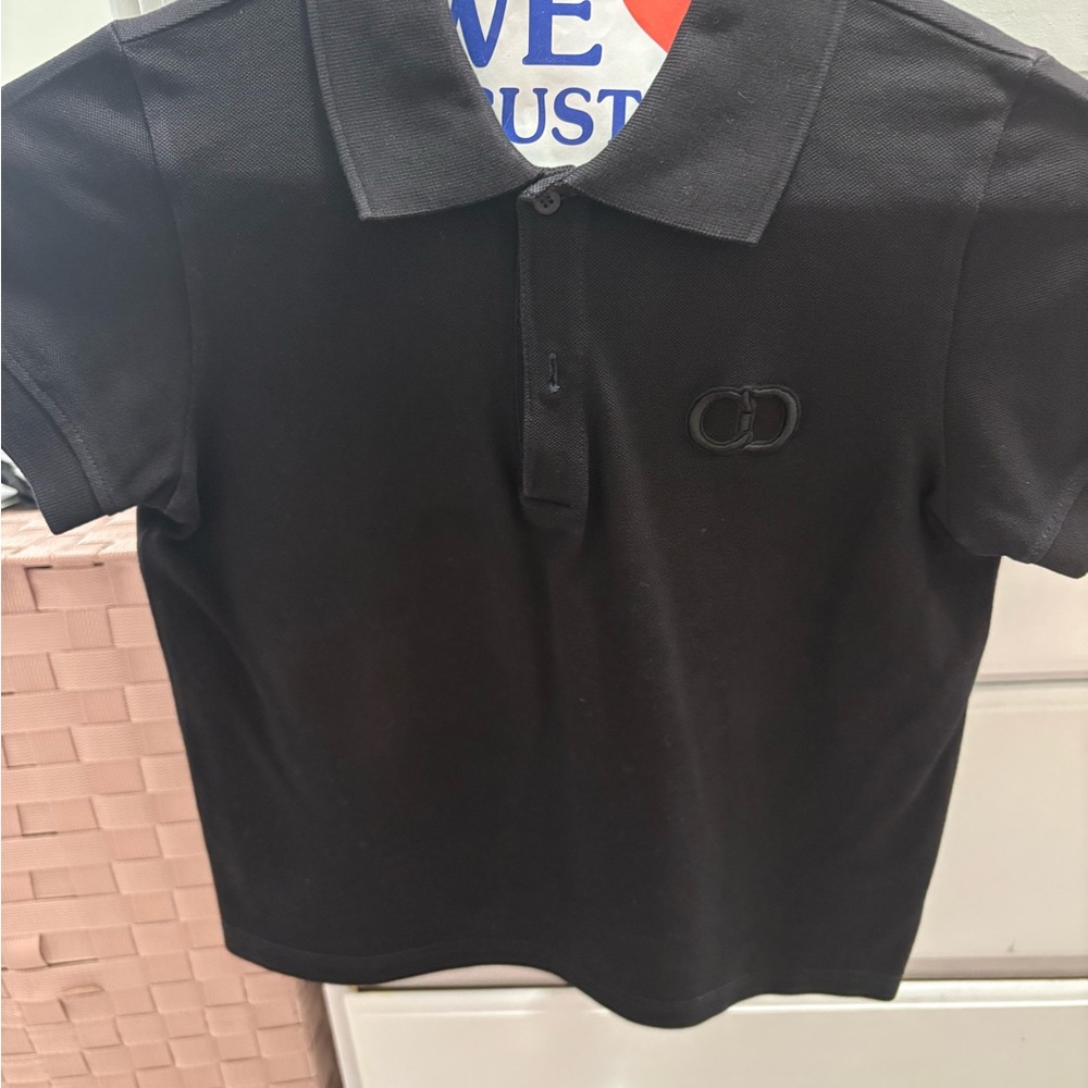 Dior Black Kids Polo Shirt